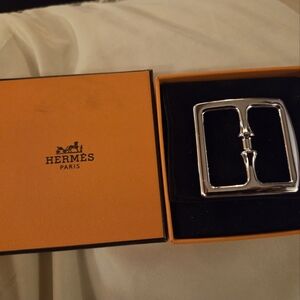 Hermès Silver Scarf Ring